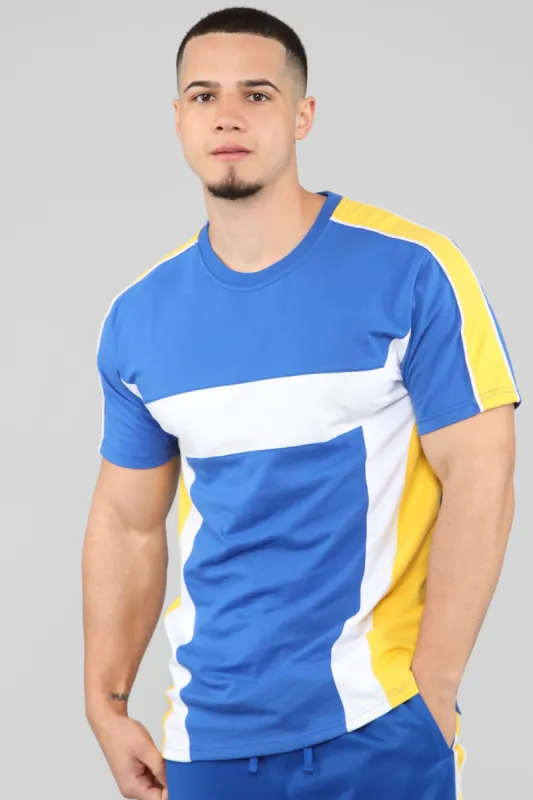 Ready To Race Short Sleeve Top - Royal Blue sold by Fashion Nova