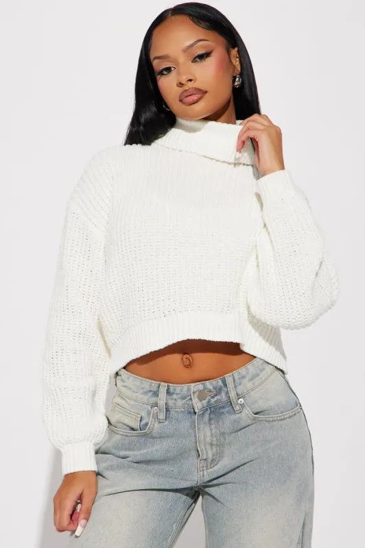 Delvina Turtleneck Sweater - Ivory sold by Fashion Nova