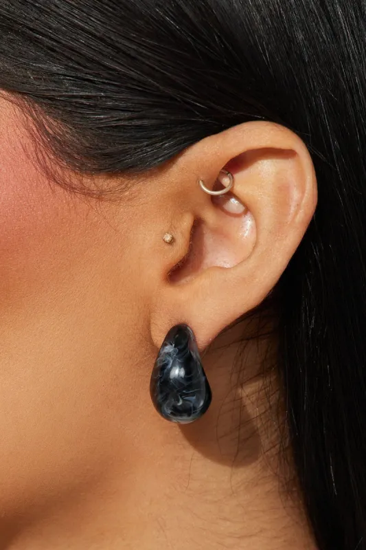 Cast Away Earrings - Grey/combo sold by Fashion Nova