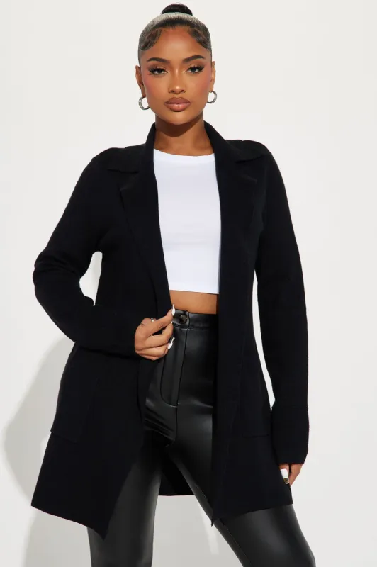 Call A Cab Cardigan - Black sold by Fashion Nova