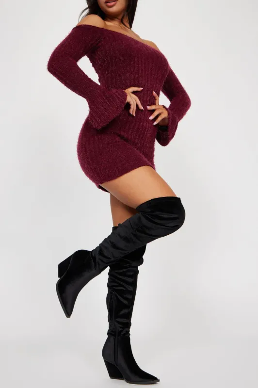 Piece Of Mind Over The Knee Heeled Boots - Black sold by Fashion Nova