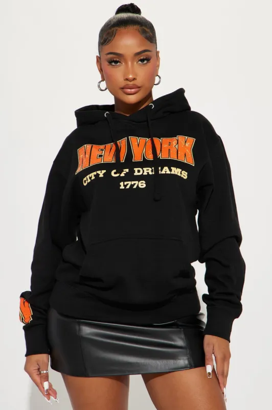 Nueva York Hoodie - Black sold by Fashion Nova