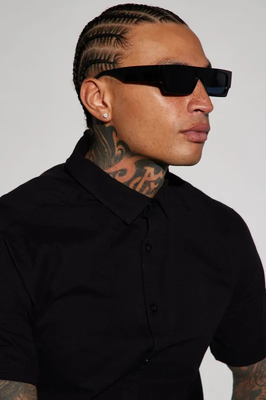 New World Sunglasses - Black sold by Fashion Nova
