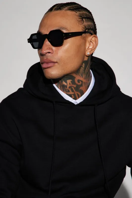 Nothing Is Real Sunglasses - Black sold by Fashion Nova