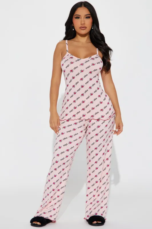 Angel Baby PJ Pant Set - Pink sold by Fashion Nova