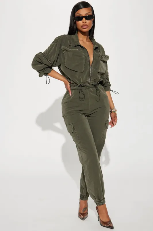 Waverly Pant Set - Olive sold by Fashion Nova