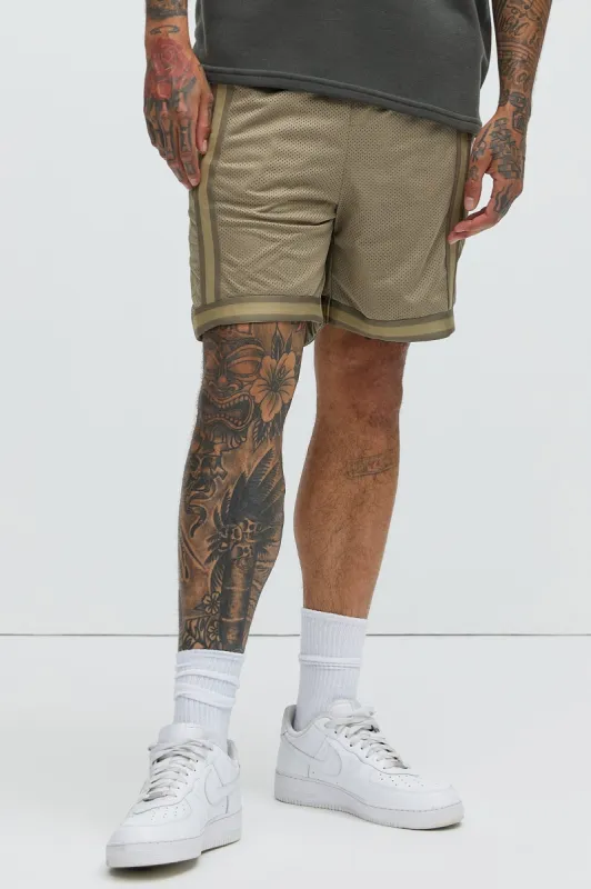 Originals Mesh Shorts - Olive sold by Fashion Nova