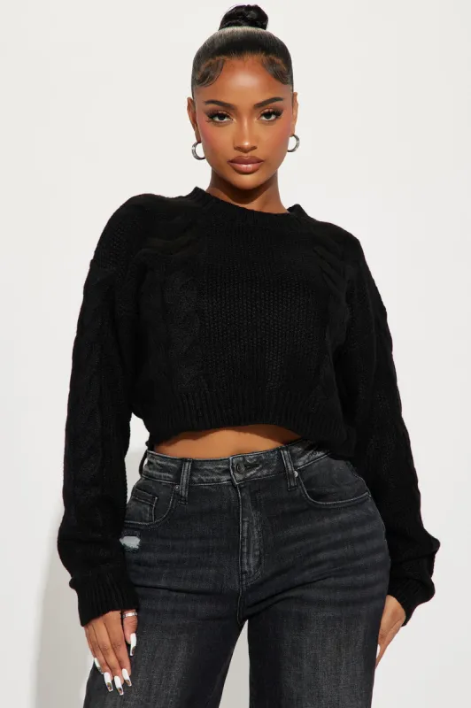 Cassidy Sweater - Black sold by Fashion Nova