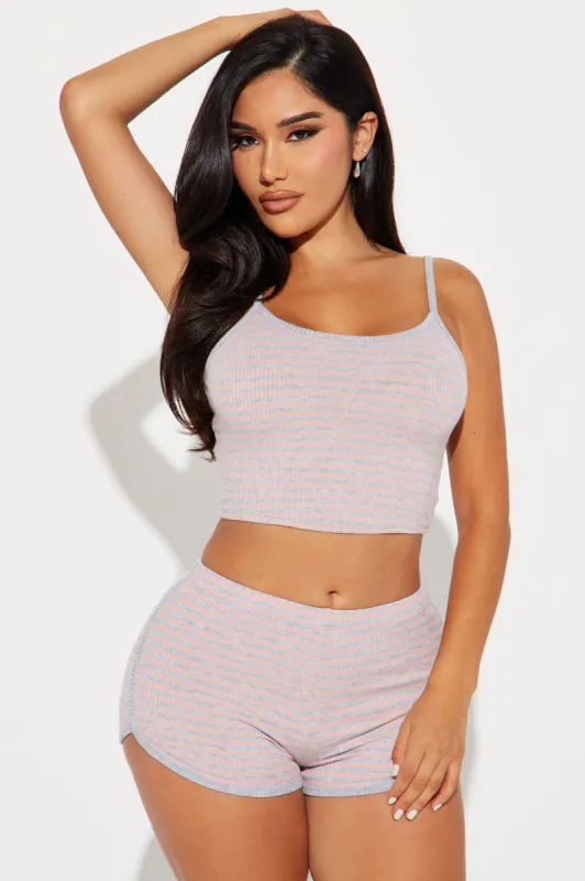 Sleepover Goals PJ Short Set - Pink sold by Fashion Nova