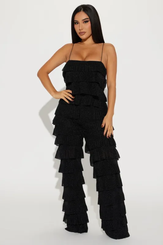 Coming For The Night Jumpsuit  - Black sold by Fashion Nova