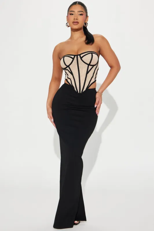 Never Single Skirt Set - Black sold by Fashion Nova