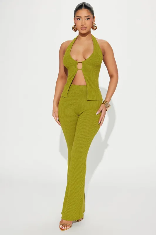 True Connection Pant Set - Olive sold by Fashion Nova