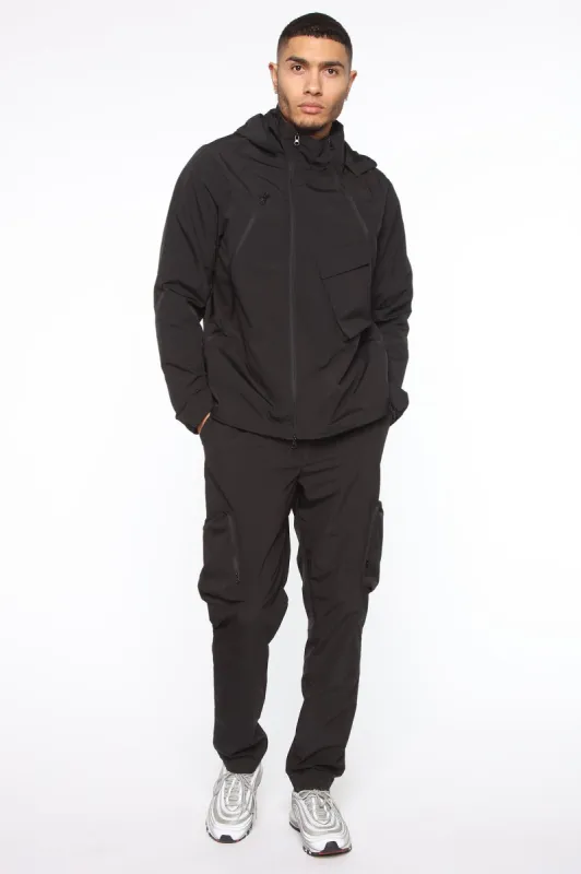 Hunter Track Pant - Black sold by Fashion Nova