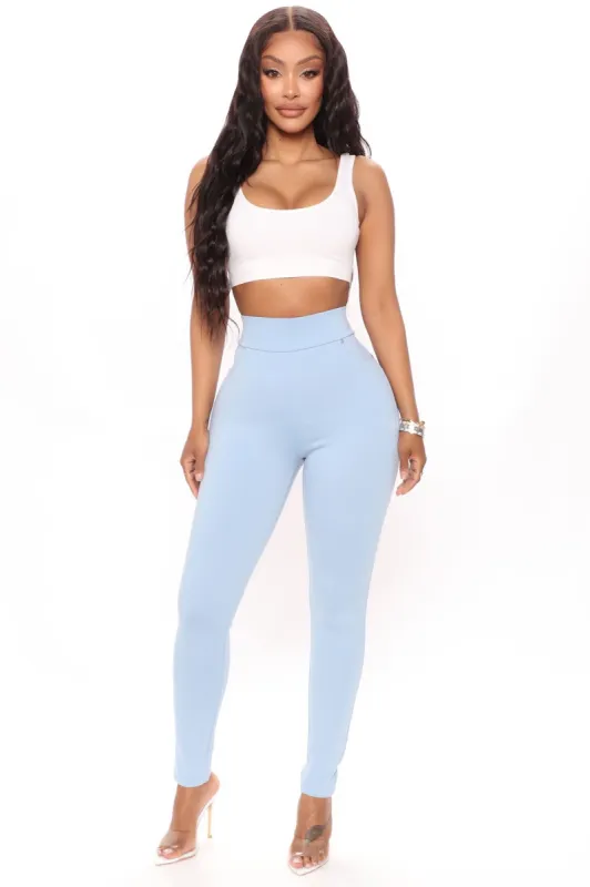Truth Or Not Skinny Pants - Blue sold by Fashion Nova