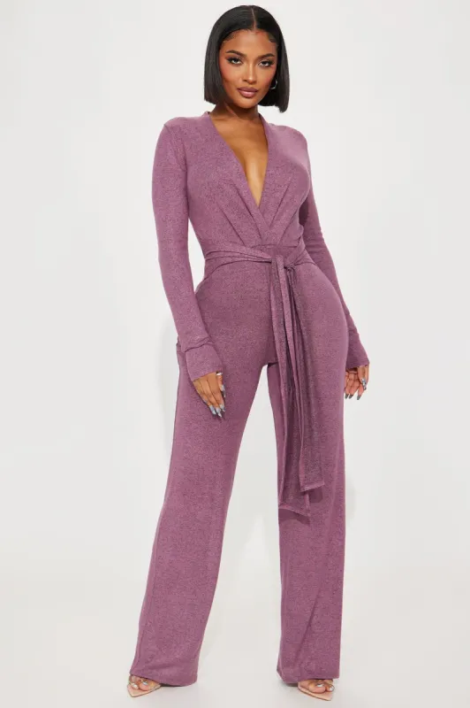 Patricia Jumpsuit - Lilac sold by Fashion Nova