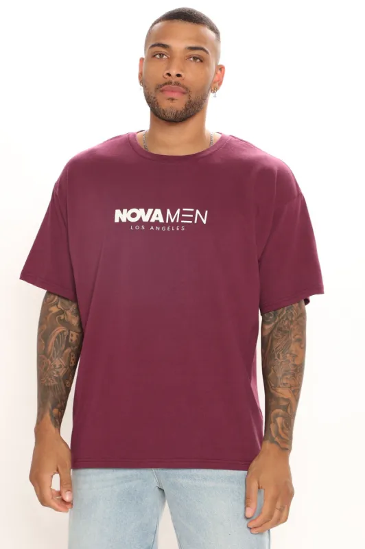 Novamen Oversize Influencer Short Sleeve Tee - Purple sold by Fashion Nova