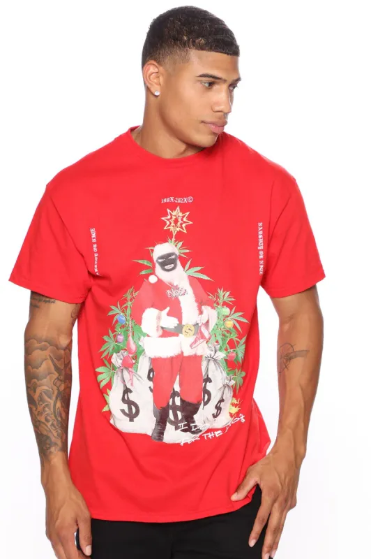 I Do It For The Bags Short Sleeve Tee - Red sold by Fashion Nova