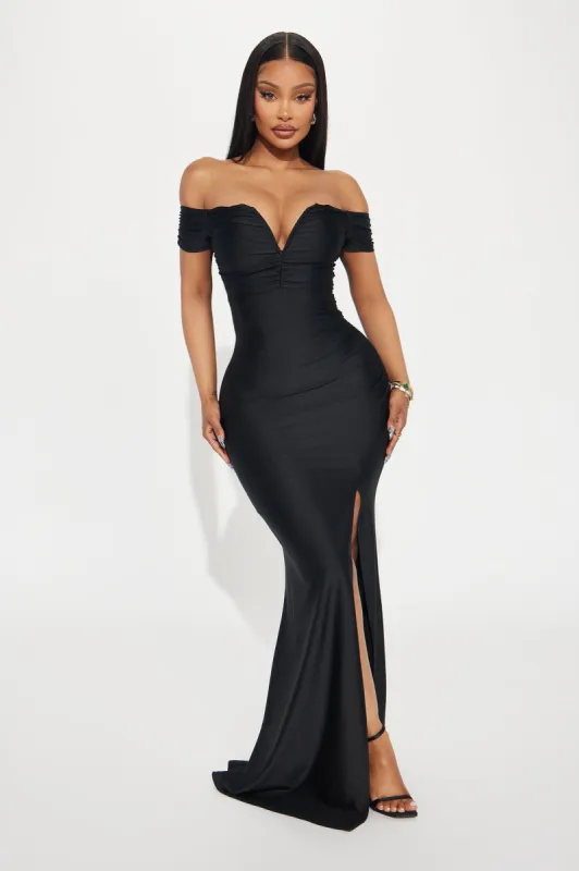 Take A Look Gown - Black sold by Fashion Nova