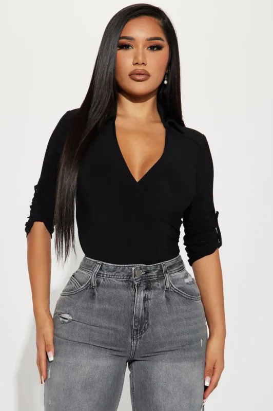 Natalia Top - Black sold by Fashion Nova