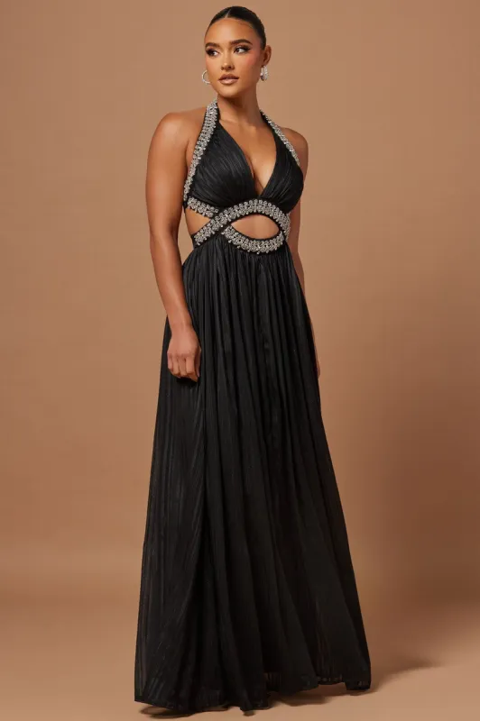 Ava Embellished Gown - Black sold by Fashion Nova