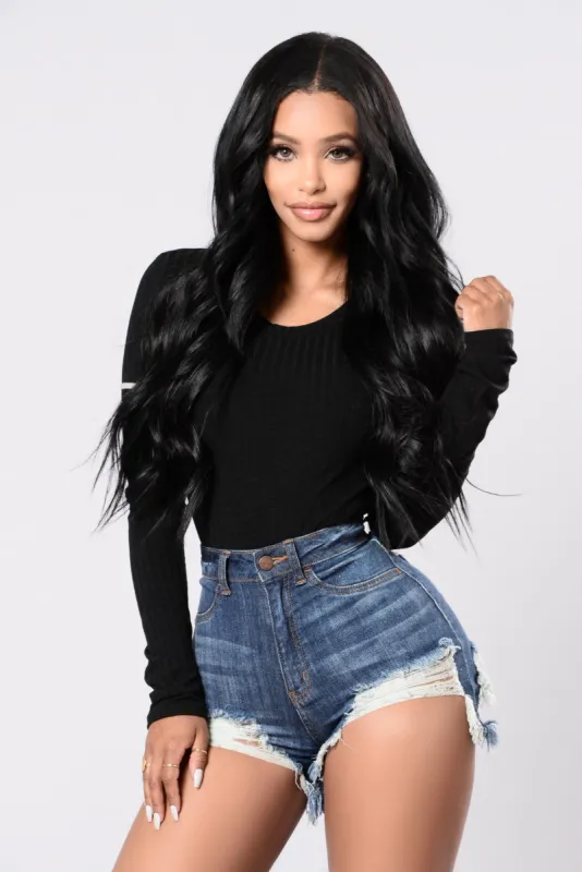 Tag Team Bodysuit - Black sold by Fashion Nova