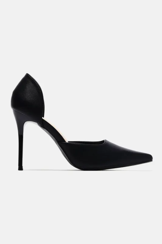 Liana D'Orsay Pumps - Black sold by Fashion Nova