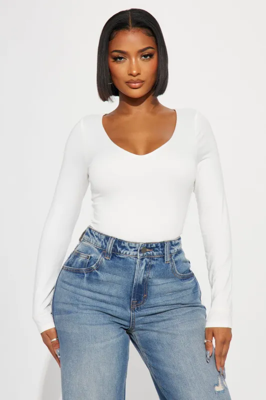 Myra Double Lined Top - White sold by Fashion Nova