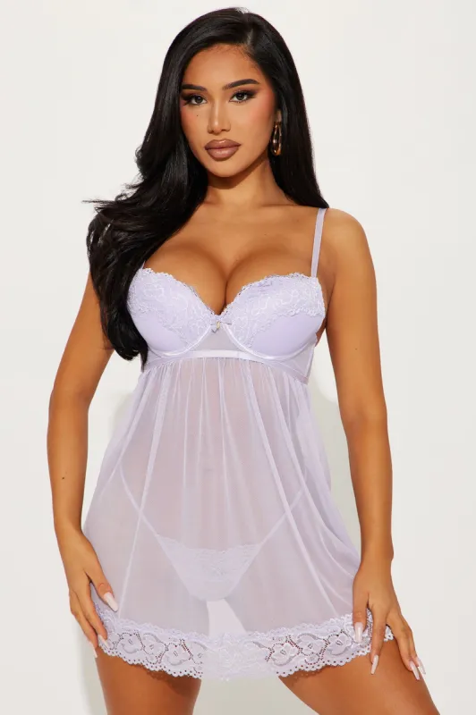 Keep You In Love Babydoll - Lavender sold by Fashion Nova