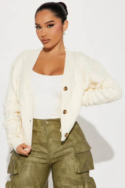 Good Girl Cardigan - Cream sold by Fashion Nova
