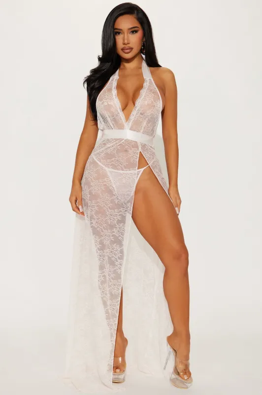 Call Me Bad Lace Maxi Gown - Pink sold by Fashion Nova