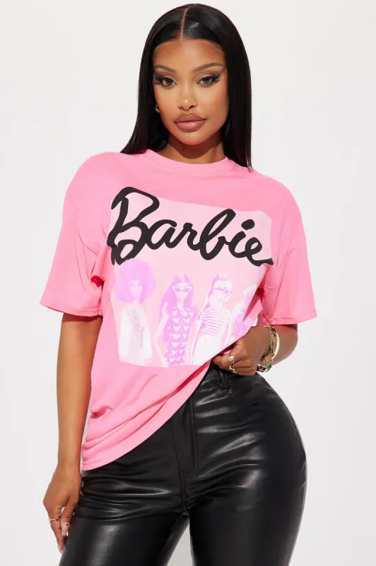Retro Barbie Graphic Tee - Pink sold by Fashion Nova