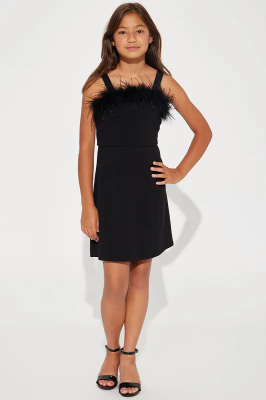 Mini Boujee Girl Dress - Black sold by Fashion Nova