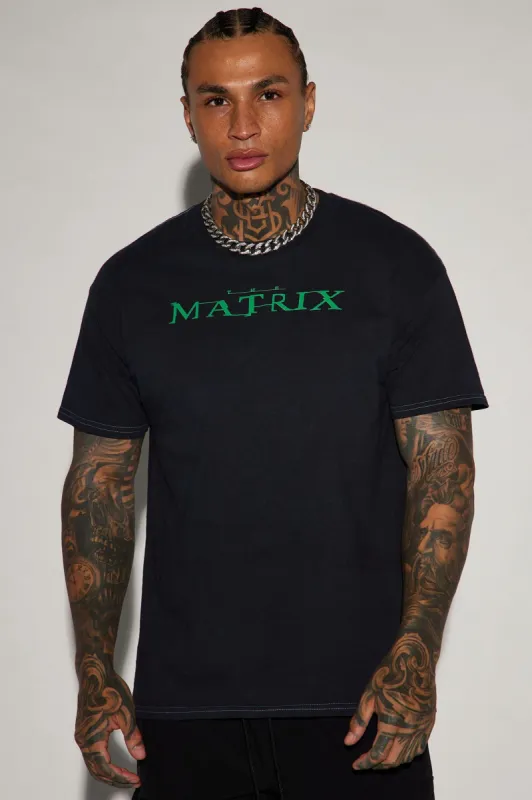 The Matrix Short Sleeve Tee - Black sold by Fashion Nova
