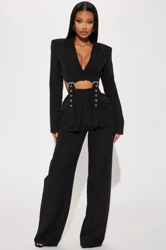 Just In The Intro Jumpsuit - Black sold by Fashion Nova