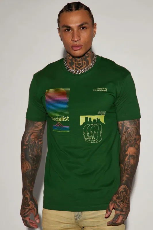 This Is My City Short Sleeve Tee - Green sold by Fashion Nova