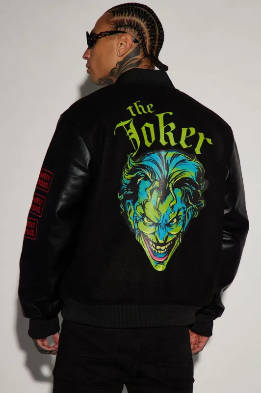 Joker Is Dangerous Jacket - Black sold by Fashion Nova
