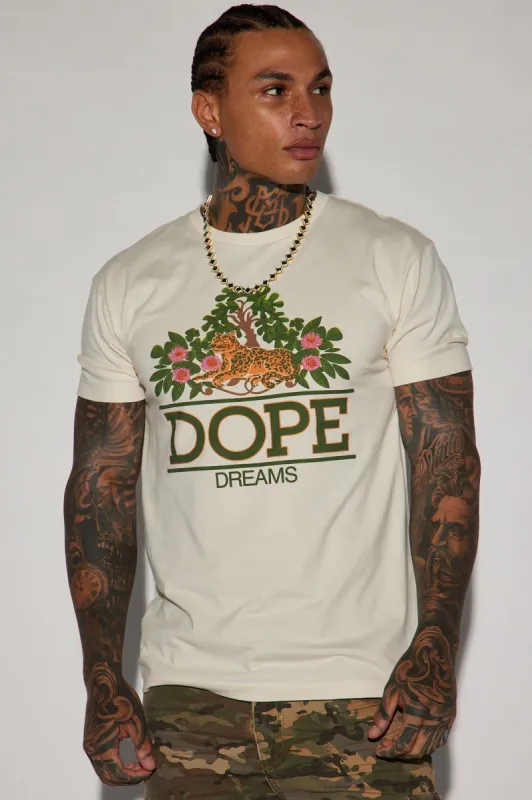 Dope Dreams Short Sleeve Tee - Off White sold by Fashion Nova