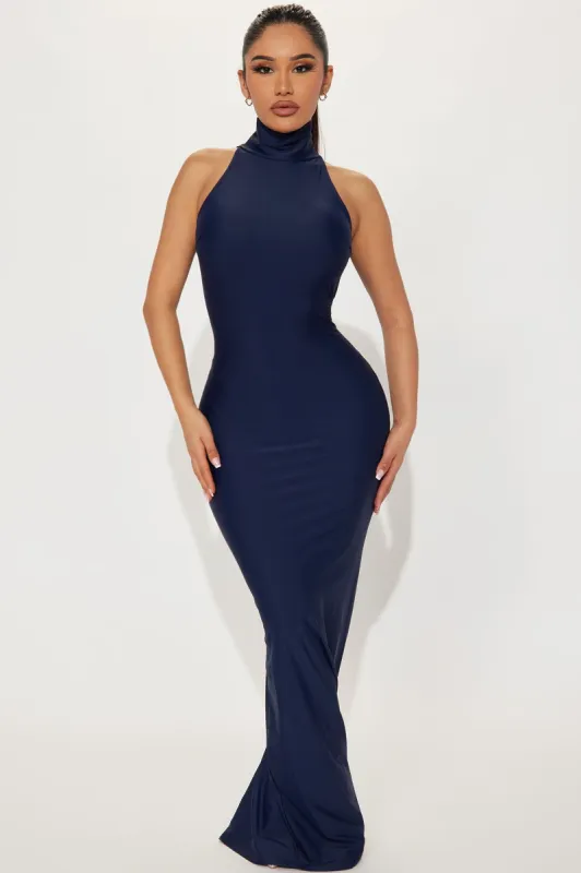 Gabriella Sculpting Maxi Dress - Navy sold by Fashion Nova