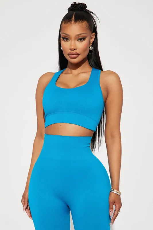 The Rise Seamless Sports Bra - Royal sold by Fashion Nova