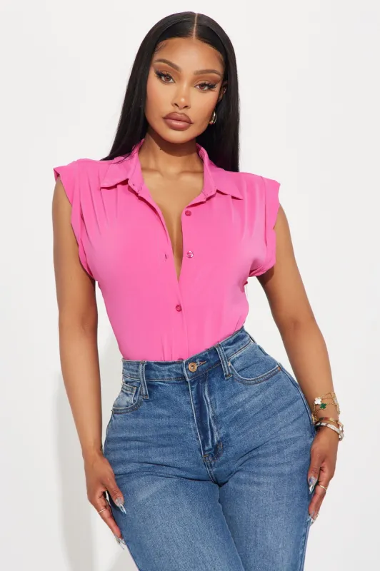 Good Times Shirt - Fuchsia sold by Fashion Nova