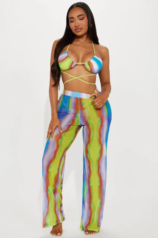 Kiera 3 Piece Bikini Pants Set - Purple/combo sold by Fashion Nova