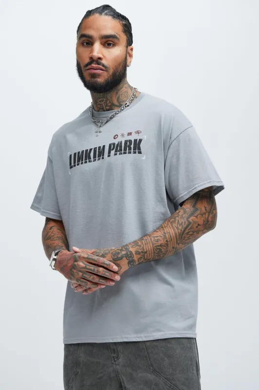 Linkin Park Hybrid Wings Oversized Short Sleeve Tee - Grey sold by Fashion Nova