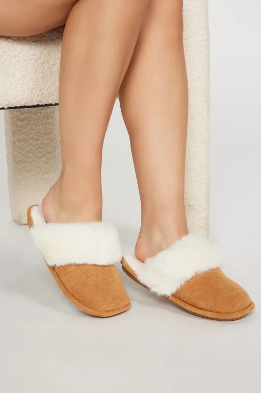 Hanging With You Slippers - Camel sold by Fashion Nova