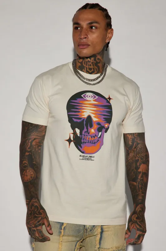 Visual Voyages Short Sleeve Tee - Off White sold by Fashion Nova