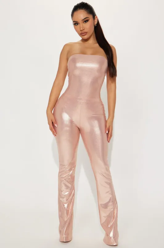 Anitta Shine Pant Set - Rose Gold sold by Fashion Nova