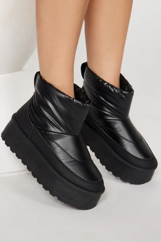 Uncomplicated Booties - Black sold by Fashion Nova