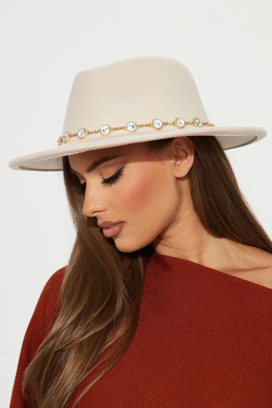 Sonoma Valley Fedora - Nude sold by Fashion Nova