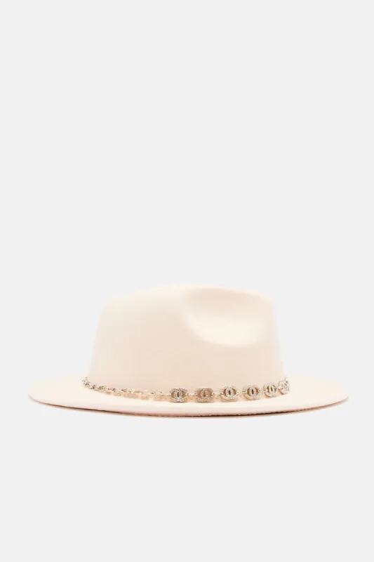 Living In Luxury Fedora - Nude sold by Fashion Nova