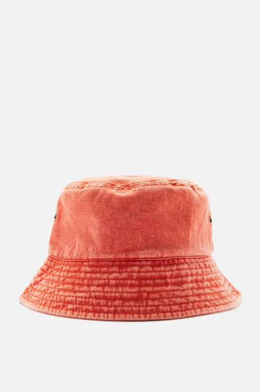 Laying Out In The Sun Bucket Hat - Orange sold by Fashion Nova