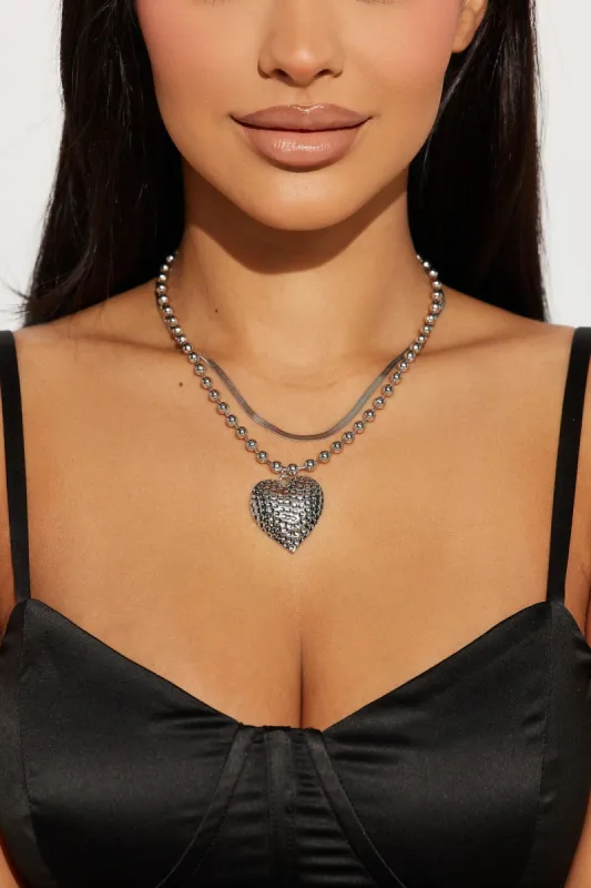My New Love Layered Necklace - Silver sold by Fashion Nova